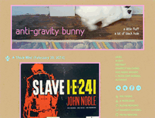 Tablet Screenshot of antigravitybunny.com